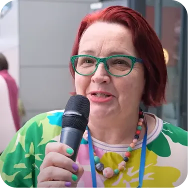 Woman two giving feedback on experience. Woman two giving feedback on experience.