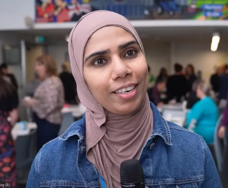 Woman one giving feedback on experience. Woman one giving feedback on experience.